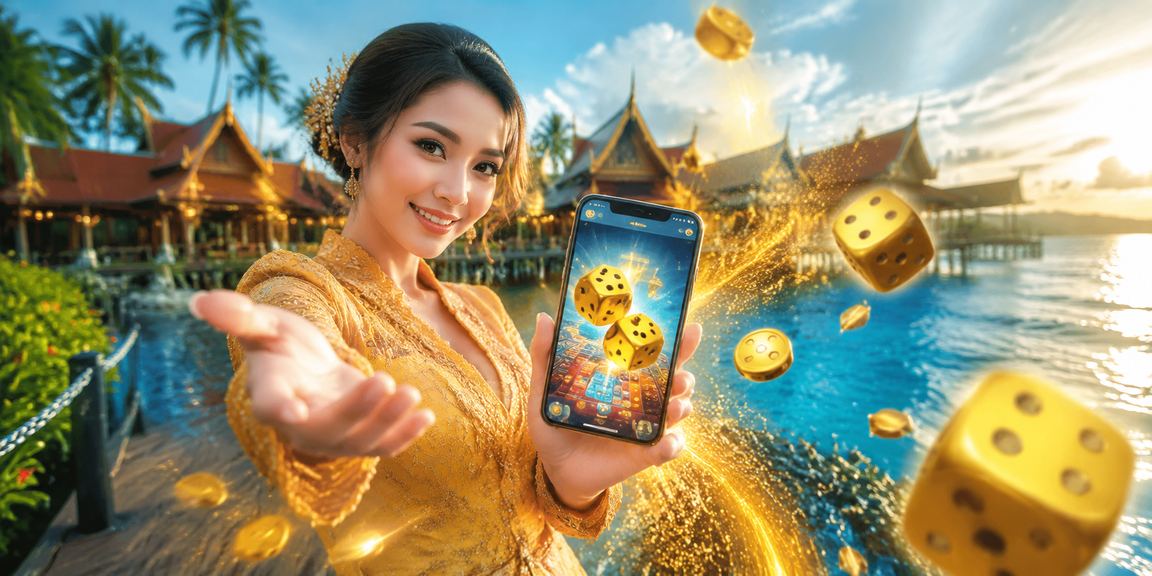 Wanita berbaju kebaya di Sarawak bermain permainan dadu dalam suasana kasino tradisional tempatan